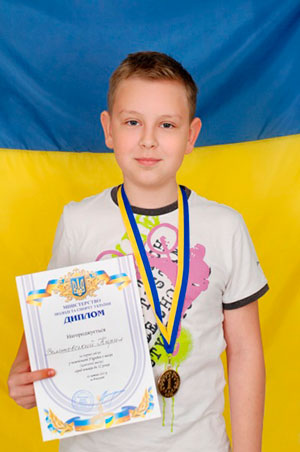 Волотовский Кирилл – юный киевский шахматист, неоднократный призер юношеских чемпионатов страны и чемпион Украины 2015
