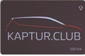 Пример членской карточки клуба «Kaptur.Club»